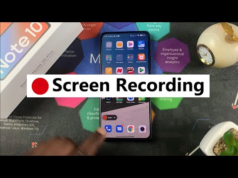 How To Record Screen On Xiaomi Redmi Note 10 Pro