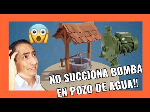 🤯Por qué una BOMBA eléctrica NO SUCCIONA agua de un POZO? ✅Tipos de BOMBA y SOLUCIÓN -  SENCILLO