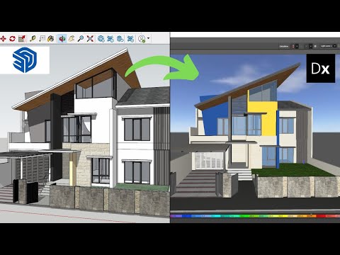 Complete SketchUp villa Import in Dialux Evo - A Step-by-Step Tutorial
