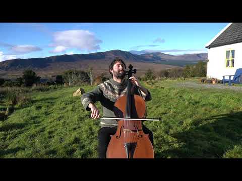 Bach Cello Suite No. 1 Sarabande Bach - Patrick Dexter Outdoor performance in the Irish countryside