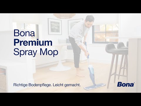 Spare Wasser mit dem Bona Premium Spray Mop