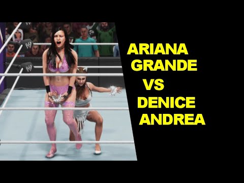 WWE 2K19 Ariana Grande vs Denice Andrea - Knockout Match