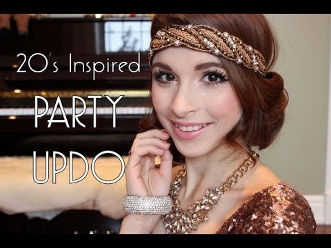 20's Inspired Party Updo
