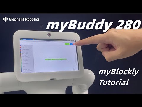 myBuddy 280 Pi | Let's learn to program the myBuddy through myBlockly