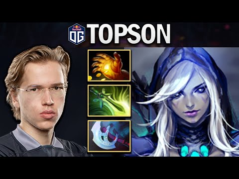 OG.TOPSON SMURF DROW RANGER WITH BUTTERFLY - DOTA 2 7.28 GAMEPLAY