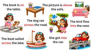 Easy Preposition Sentences in English | English Speaking Practice  | Learn English for Beginners