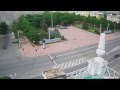 Луганск 02.06.14 Ракетный огонь из парка по Луганской ОГА 