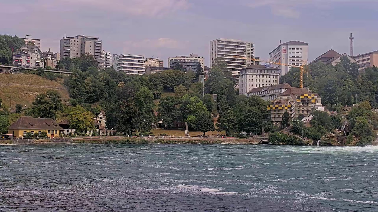 Live webcam view of Rhine Falls Panoramic View