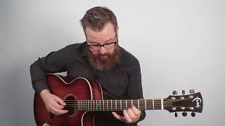 Video thumbnail for Faith Guitars  Blood Moon Venus FVBMB Acoustic Electric by guitarlancer