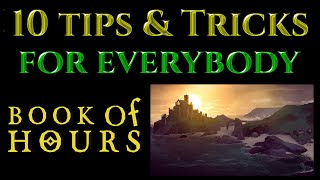 10 TIPS &amp; TRICKS for BOOK OF HOURS - Gameplay Guide Tutorial