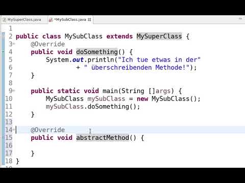 Die Annotation @Override