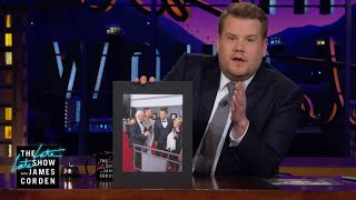 Hillary Clinton Bailed James Corden Out for the GRAMMYs