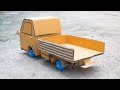 How To Make A Toy Truck Out Of Cardboard Easy At Home Cargo Truck