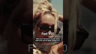 Miley Cyrus&#39; real name is actually Destiny Hope Cyrus, but... Please leave your comment. #shorts