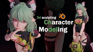 Elf 3d Character Modeling in 12 Minutes