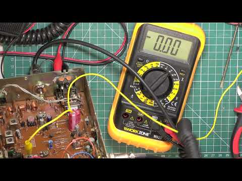 Audioline 341 CB27/81 UK FM CB radio - extensive repair & reaiignment