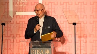 RIBA Stirling Prize 2022 - Winner announcement and speech