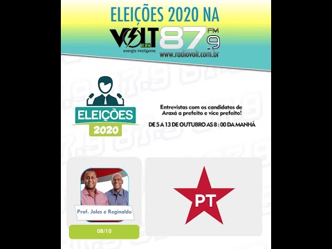 Candidato a Prefeitura de Araxá Professor Jales e Vice Reginaldo
