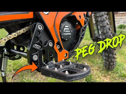 Warp 9 Adjustable Peg Drop Install - eRide Pro SS 3.0