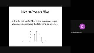Moving Average Filters Finite Impulse Response Filters