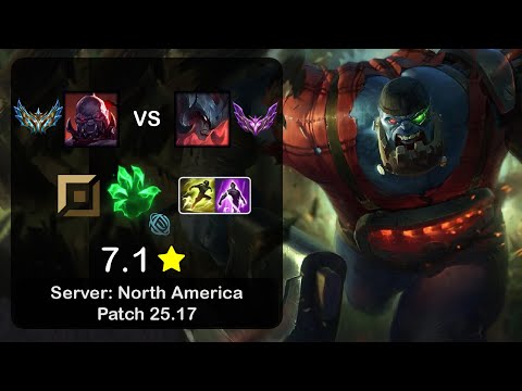 Sion Top vs Aatrox - NA Challenger - Patch 25.17