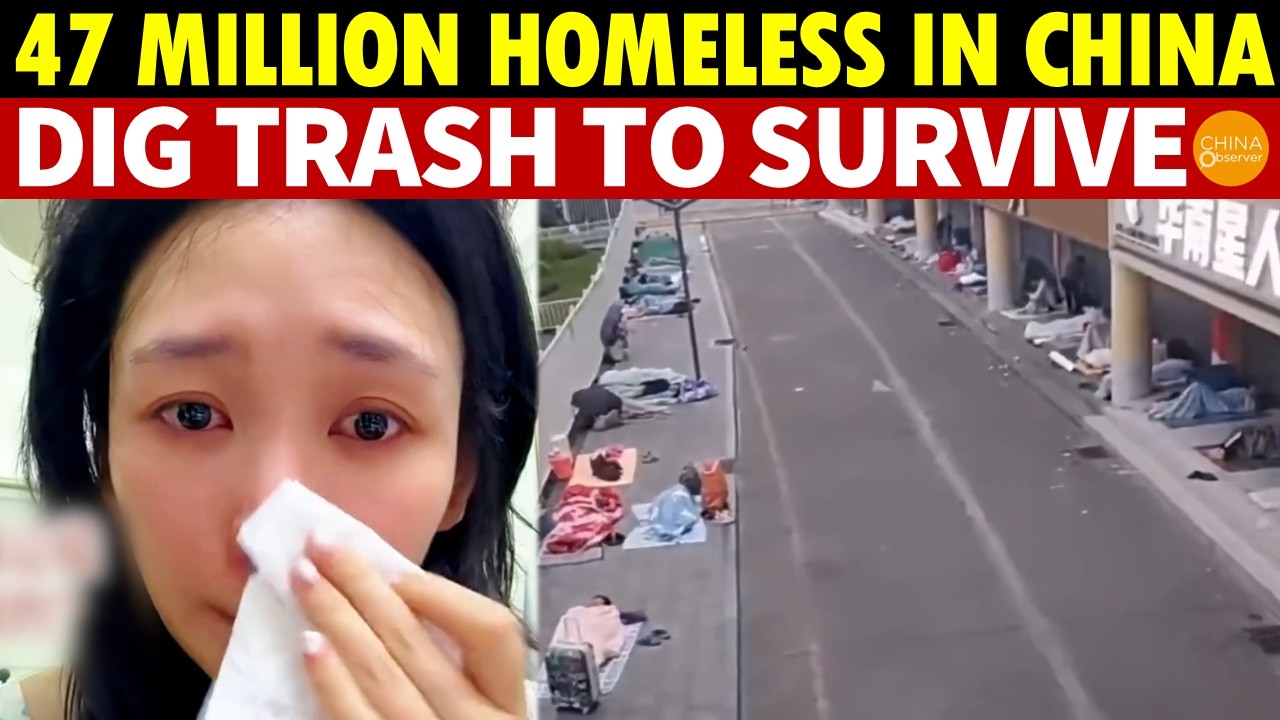 47 Million Homeless In China? Jobless People Sleep On Streets, Some Dig Trash To Survive