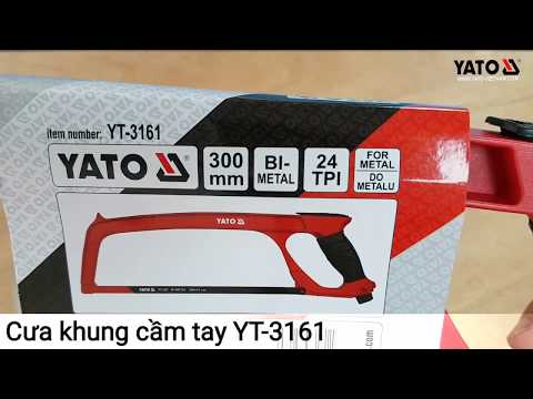 Ножовка по металлу YATO 300 мм (YT-3161) - удобный инструмент для резки