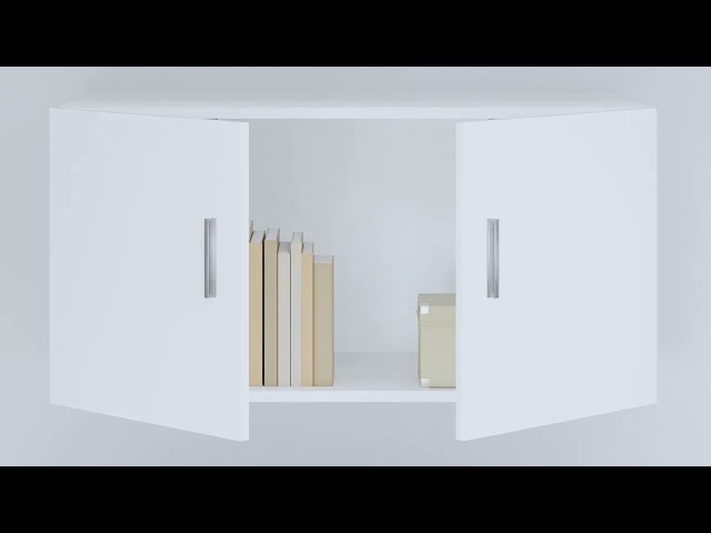 Video Teaser für 802795 vidaXL Wall Mounted Cabinet White 80x39x40 cm Engineered Wood