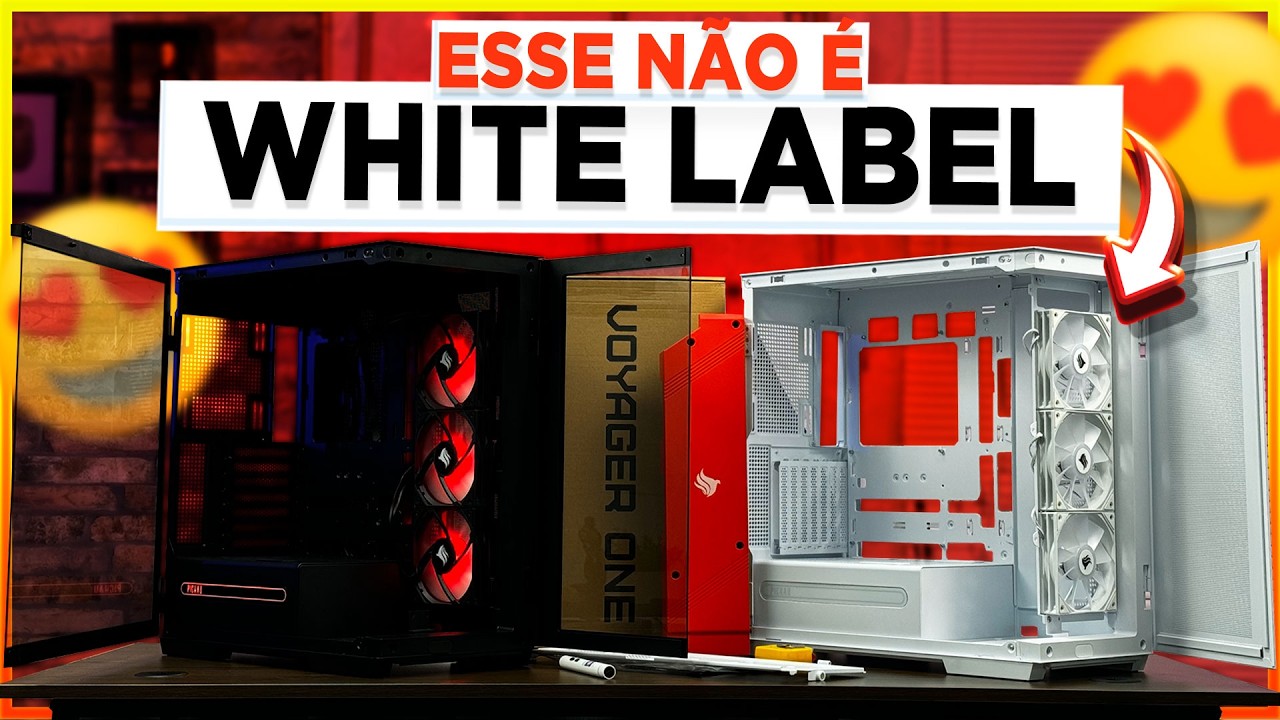 Conhecendo TUDO do NOVO Pichau VOYAGER ONE ✅ ESSE NÃO É WHITE LABEL 🥇 O 1º Gabinete Brasileiro
