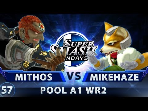 SSS 57 - Mithos (Ganon) vs. MikeHaze (Fox) - SSBM Pool A1 WR2 - Smash Melee