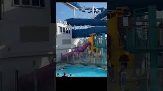 Cruise sail-away party on a cruise ship departing from the port of Miami. @norwegiancruiseline