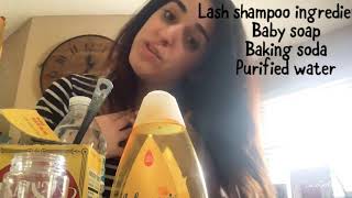 How to make your own Lash shampoo