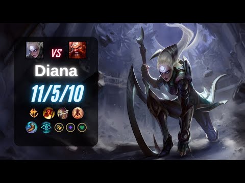 Diana Jungle vs Gragas - EUW LoL Challenger 13.8