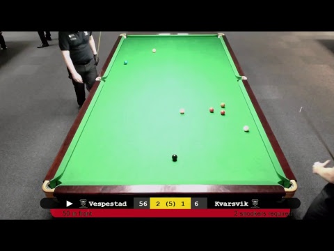 John Christian Vespestad - Tommy Kvarsvik, Stord Snookerklubb Klubbmeisterskap 2017