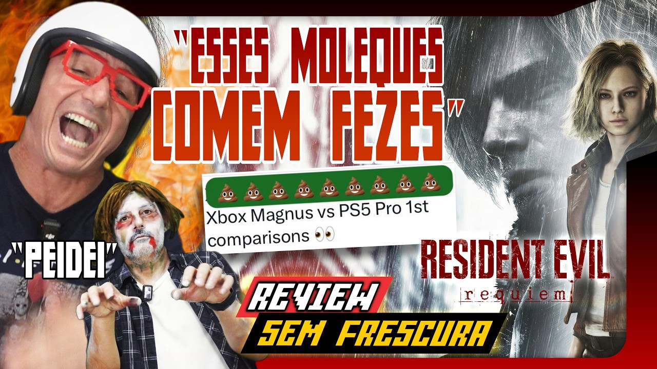 RESIDENT EVIL REQUIEM É TUDO ISSO MESMO? 🤔 + CAIXISTA DELIRANDO E O PEIDO DO ZUMBI! #review