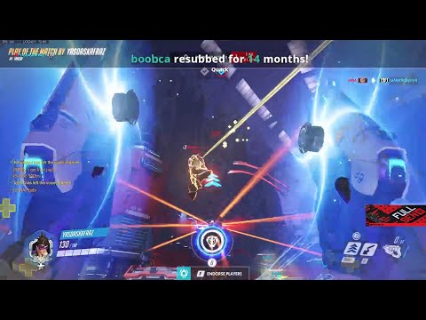 POTG! 71% KP! SUREFOUR MCCREE + TRACER GAMEPLAY OVERWATCH SEASON 33 TOP 500