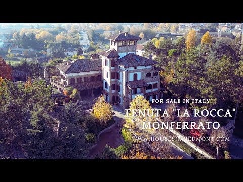 Luxurious property for SALE in Piedmont * Watch the video 4k! Tenuta "La Rocca" in Monferrato Hills