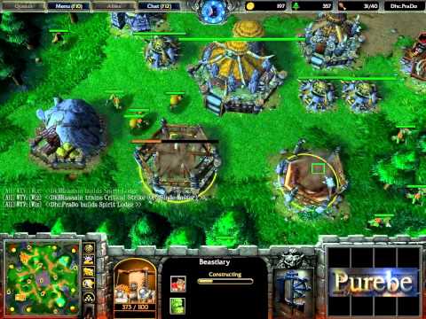 The War Cast - Rain (ORC) + Starshaped (HU) vs PraDo (ORC) + nicker (NE) - G2 - WC3 #44