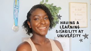 Being a university Student with a Learning Disability