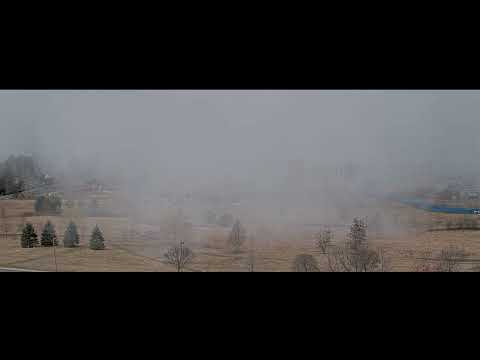 State College Snow Squall 2/19 From Penn State Arboretum Camera