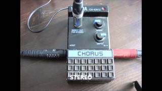 Video thumbnail for Yamaha CH 10MII analog chorus demo by Soundbelch