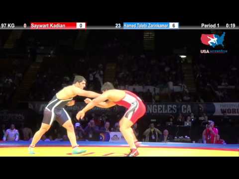 97 KG Hamed Talebi Zarinkamar Iran vs  Saywart Kadian India