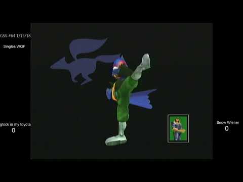 GSS 64 SSBM - glock in my toyota (Falco) vs. Snow Wiener (C. Falcon) - Melee WQF
