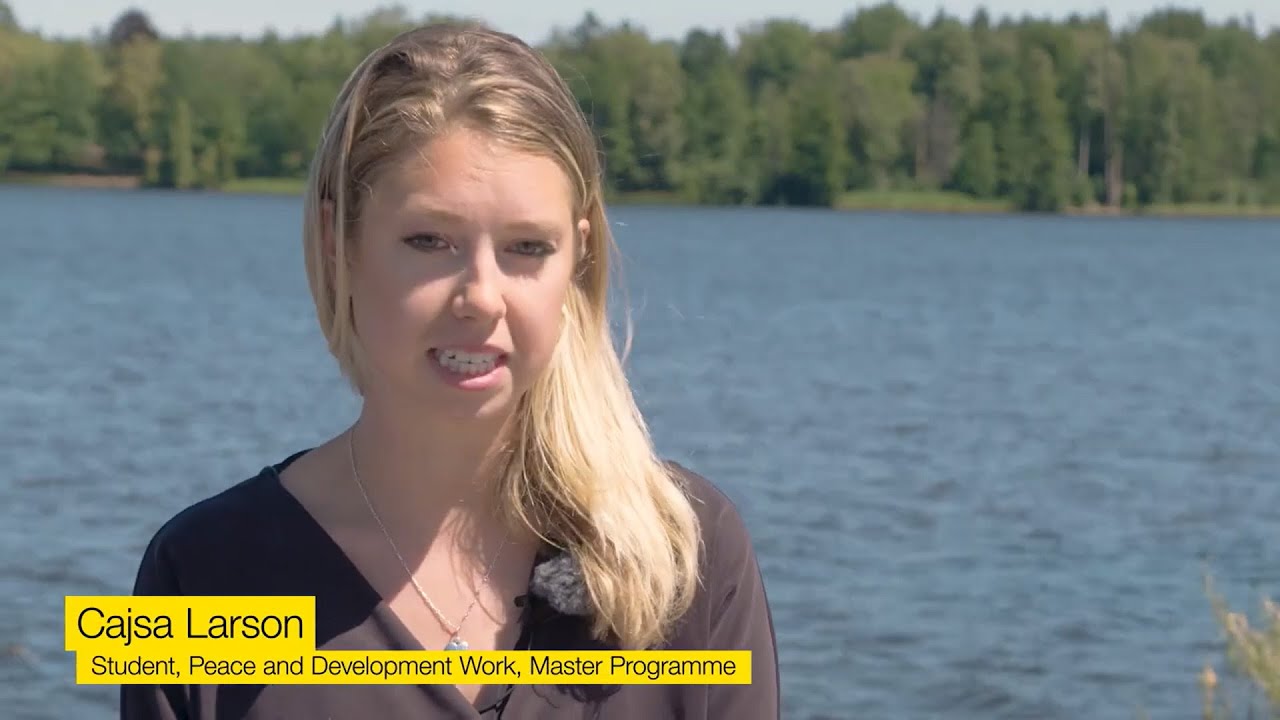 Cajsa – student at the Peace and Development Work Master Programme