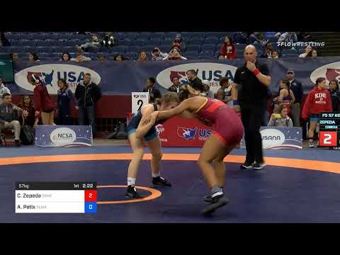 57 Kg Consolation Cindy Zepeda Colorado Mesa Wrestling Club Vs Allison Petix Team Tornado Wrestlin