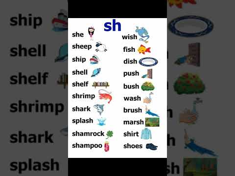 ⚡sh|| Words with the"sh" sound||LEARN ENGLISH FAST⚡