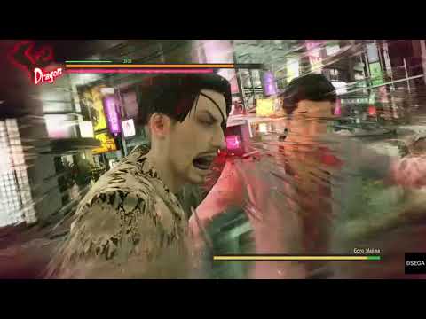 YAKUZA KIWANI_  SHOWDOWN with Majima at Park.