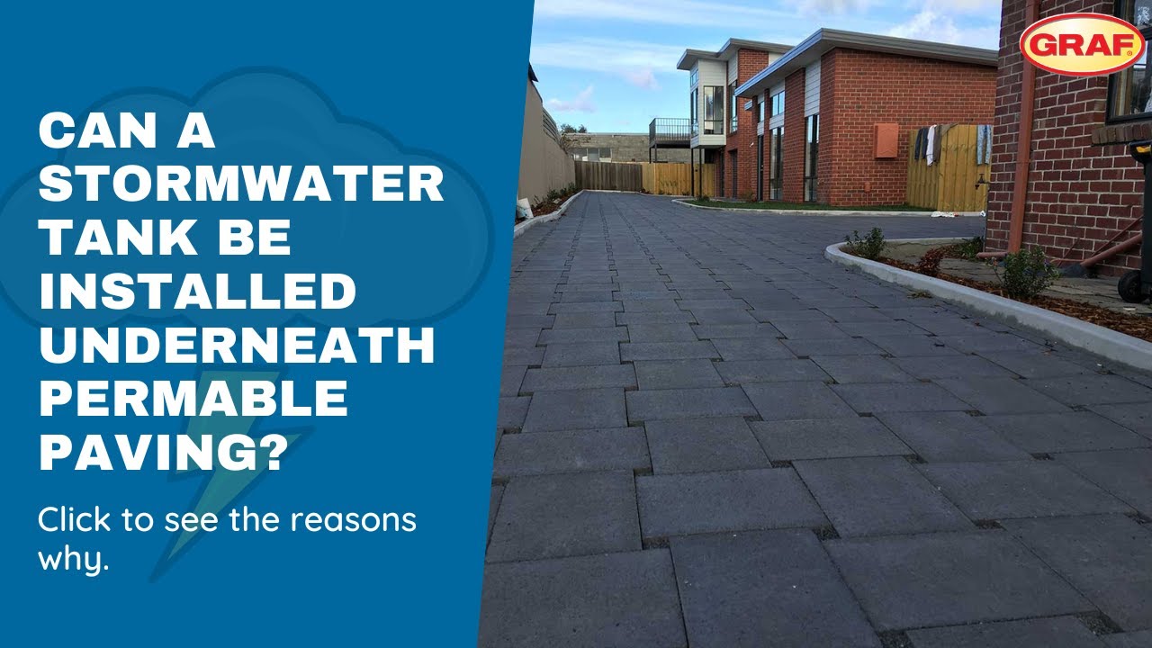 Can a Stormwater Tank be Installed Underneath Permeable Paving?
