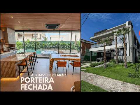 CASA NO ALPHAVILLE CE-3 QUE IMPRESSIONA EM CADA DETALHE! CONFIRA O QUE TORNA UM IMÓVEL + VALORIZADO!