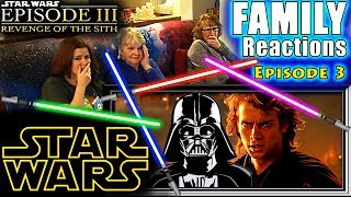 STAR WARS | Episode 3 | Revenge of the Sith | FAMILY Reactions | Fair Use